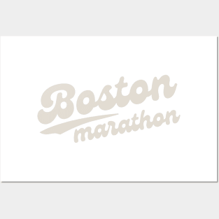 Boston Marathon Running Posters and Art